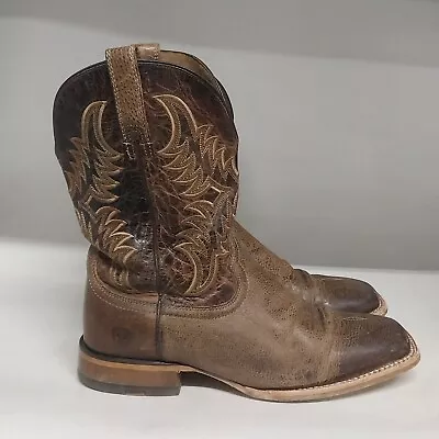 Ariat Point Ryder Western Boot Brown Mens Size 11D • $59.99