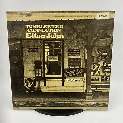 Elton John Tumbleweed Connection Vinyl Record EX/VG DJLPS 410 1970 A3/B4 • $28.42