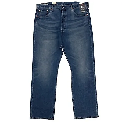 Levi's 501 '93 Straight Men's Jeans 'Bleu Eyes Baby' Blue Wash Stretch Fit • $36.99