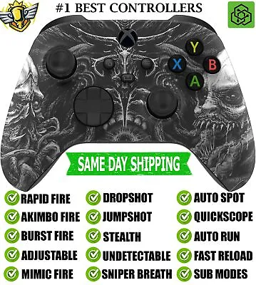 Zombies Silent Modz Rapid Fire Modded Controller For Xbox Series X/S One PC • $129.99