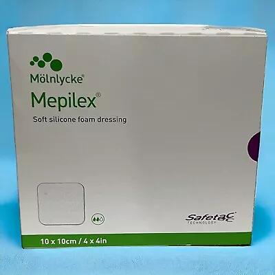 Mepilex 4x4in Soft Silicone Foam Dressing For Pressure Ulcers 5pcs NIB • $8.99