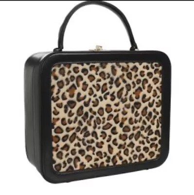 £15 • Buy Collectif Tasha Animal Leopard Print Box Bag 50's Retro Brand New With Tags