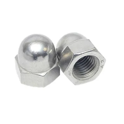 £2.99 • Buy Dome Head Cup Nuts Acorn Stainless Nut M3 M4 M5 M6 M8 M10 M12 M16 M20 A2 Steel