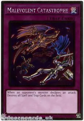 NKRT-EN033 Malevolent Catastrophe Platinum Rare Limted Edition Mint YuGiOh Card • $1.23