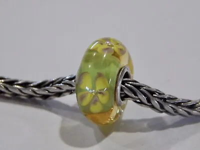 AUTHENTIC TROLLBEADS OOAK Limon Lily BEAD #7 Glowy & Pretty UU (ONE BEAD) NEW! • $36