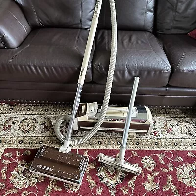 Vintage Electrolux Automatic Control Canister Vacuum W/ Hose/Head/Brush Works!! • $60