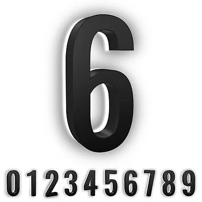 £88.73 • Buy 7  Steel Backlit LED Address Numbers, Up-scale Modern Look, Illuminated Numbers