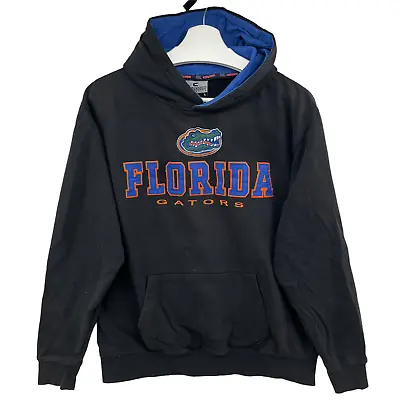 Colosseum Florida Gators Men’s Large Pullover Hoodie Big Spellout Logo Gray • $9.86