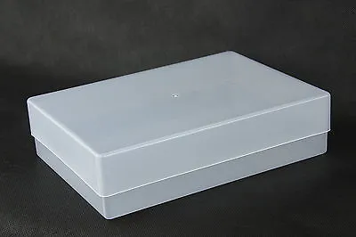 A5 Plastic Boxes And Lid For Stationery A5 SHEET STORAGE 1 REAM • £14.42