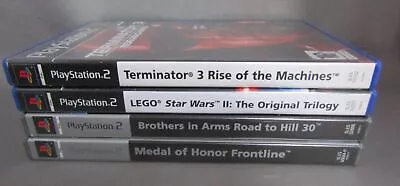£7.99 • Buy PS2 Games Bundle X 4 (Medal Of Honor/Brothers In Arms/ LEGO Star Wars/Terminator
