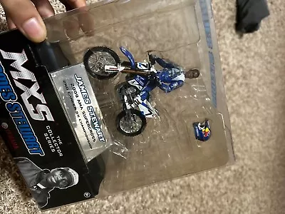 MXS James Stewart Yamaha 2009 AMA Supercross Collector Series Dirt Bike Toy • $260