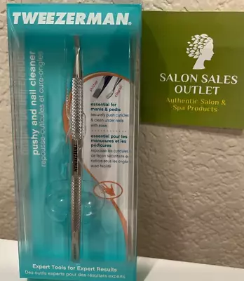 Tweezerman Pushy Stainless Cuticle Pusher And Nail Cleaner • $14.36