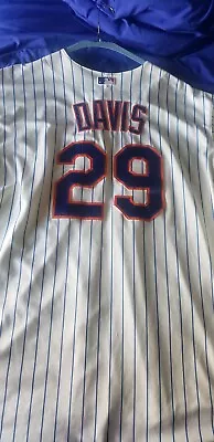 New York Mets Ike Davis Authentic 50th Anniversary Season Jersey - Size 56 • $50