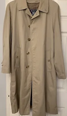 Vintage Men’s Burberry Trench Coat (wool Lining) 36R (46us?) • $130