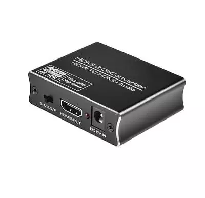 HDMI Audio Splitter Version 2.0 4k60ps5 To Optical Fiber 5.1 Audio 3.5 Splitter • $24.15