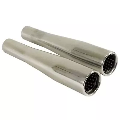 Empi 3693 Tapered Baffled Tail Pipe Exhaust Tips For Stock Vw Bug Mufflers Pair • $78.95