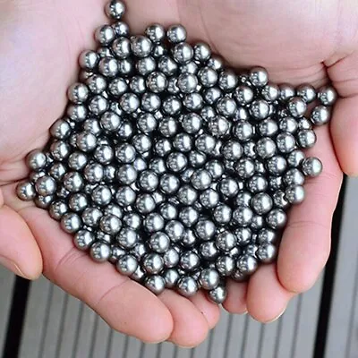 500 Rounds Of Steel Metal 6mm Airsoft / Slingshot Target / Hunting BBs 0.89g • $15