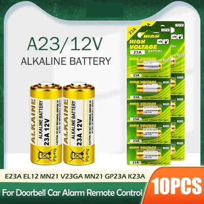 £8.42 • Buy 10PCS 12V Alkaline Battery A23 23A 23GA A23S E23A EL12 MN21 MS21 V23GA L1028 GP2