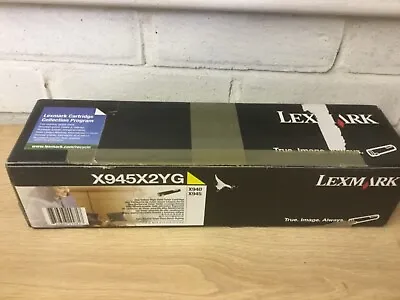 Lexmark X945X2YG Yellow Toner Cartridge Genuine Original X940 X945 NEW SEALED . • £24.95