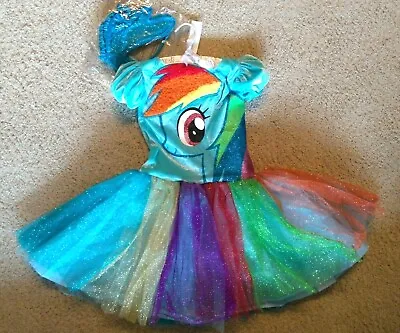 NIP ~My Little Pony Rainbow Dash Costume *Please Read* Child Sz 3T-4T 4-6X 7/8 • $34.99