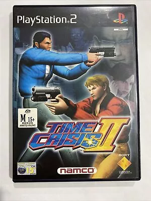 PS2 Time Crisis II PLAYSTATION 2 Aus PAL Namco Rare • $56