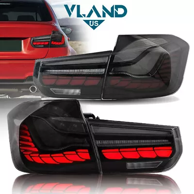 VLAND GTS LED Rear Tail Lights W/Sequential For 2012-18 BMW 3 Series F30 F35 F80 • $299.99