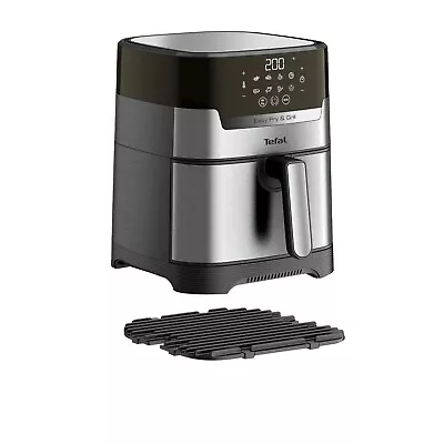 TEFAL EY505D Easy Fry & Grill Deluxe Air Fryer 4.2L Silver • $229