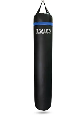 Proslayer 6ft Tall 150lb Muay Thai Punching Bag (Blue Straps/Unfilled) • $49.95