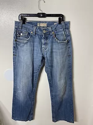 MEK DENIM  Mens  PORTLAND  Blue Jeans Sz 33 X 34 FLAP POCKETS • $32.50