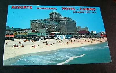 Old Postcards Hotel & Casino. Atlantic N J. PA5 • $3