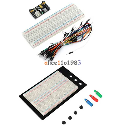 400/830 MB102 Point Breadboard 1660 Power Supply Module W Jump Wire For Arduino • $0.99