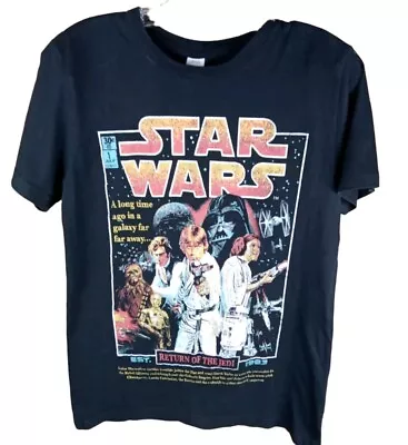 Star Wars Return Of The Jedi Est.1983 Mens Black T-shirt Size Small • $12