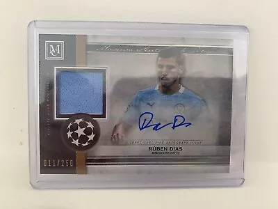 Ruben Dias Topps Museum Patch Auto /250 Manchester City 20/21 • £20