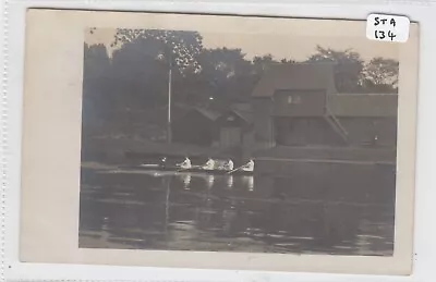 £9.99 • Buy BURTON ON TRENT Staffordshire  Rowing On  River Trent / Possibly  Boathouse  RP