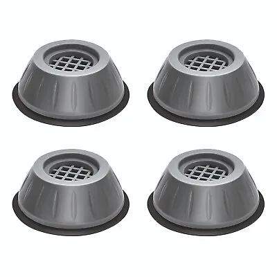 4 X Washing Machine Kitchen Appliance Anti Vibration Feet Rubber Protector Pads • £6.49