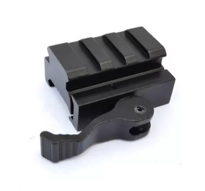 5/8  Quick Detach QD Riser 3 Slot Picatinny Rifle Scope Mount 1.5  Length • $12.99