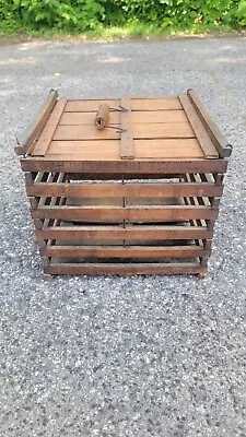 Vintage Wooden Egg Crate • $115