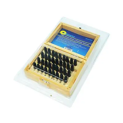 Punches Set Numbers Alphabet Letters Stamps Metal Die Tool Kit 3mm 36pc • £12.29