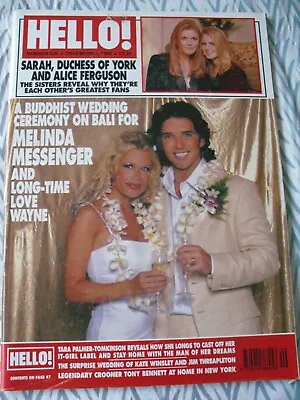 Hello Magazine  December 5th 1998 Melinda Messenger Cover No 538 • £7.99