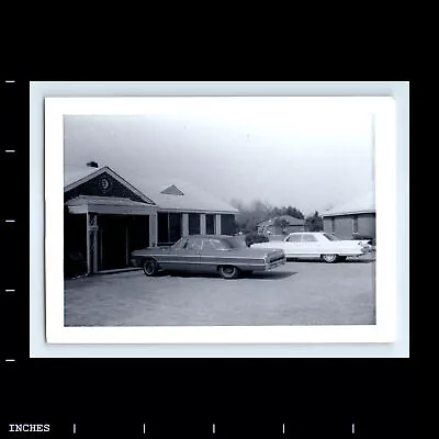 Vintage Photo CLASSIC CARS OUTSIDE HOUSE • $8.50