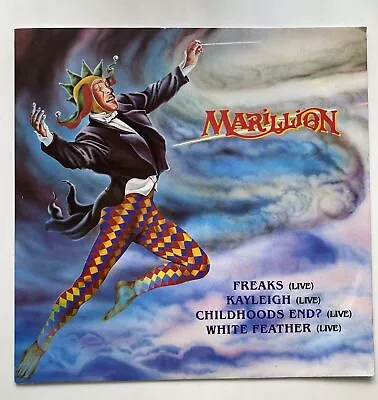 Marillion Fish 12” Vinyl Live EP Record 1988 Kayleigh Freaks White Feather Rare • £9