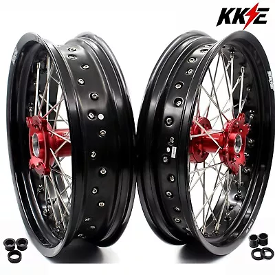 KKE 3.5*17/4.25*17 Motard Supermoto Wheels For Honda CR125R CR250R 2004 - 2007 • $659