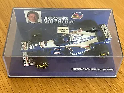 Minichamps Jacques Villeneuve Williams Renault FW 18 1996 • £12.99