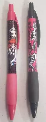 Monster High 2 Pack Pens Black And Pink Characters • $5.99