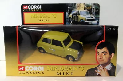 Corgi 1/36 Scale Diecast - 04403 Mr Bean's Mini Rowan Atkinson Lime • $60.99