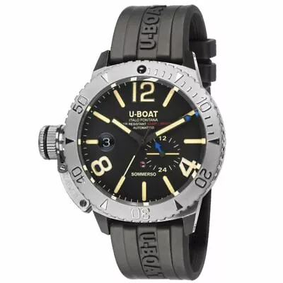 U-Boat Sommerso Black Men's Watch - 9007A • $2100