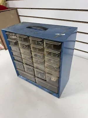 Vintage Akro Mils 26 Drawer Metal Storage Cabinet  Small Parts Organizer BHN • $39.95