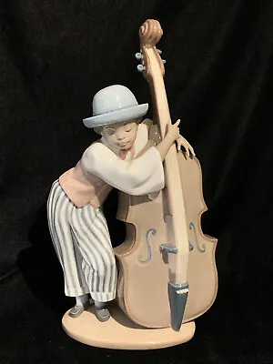 LLADRO Black Legacy  Jazz Bass  Player Figurine #5834 • $390.90