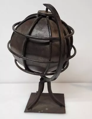 Vintage Antique Weather Vane Metal Globe Sculpture  • $99.99