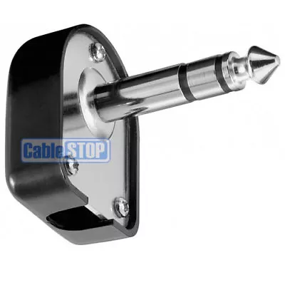 £2.75 • Buy STEREO 6.35mm Jack Plug 1/4  Inch Right Angle 90 Degrees Connector